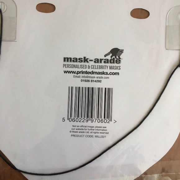 Kate & William Party Face Mask NWT - Picture 7 of 10